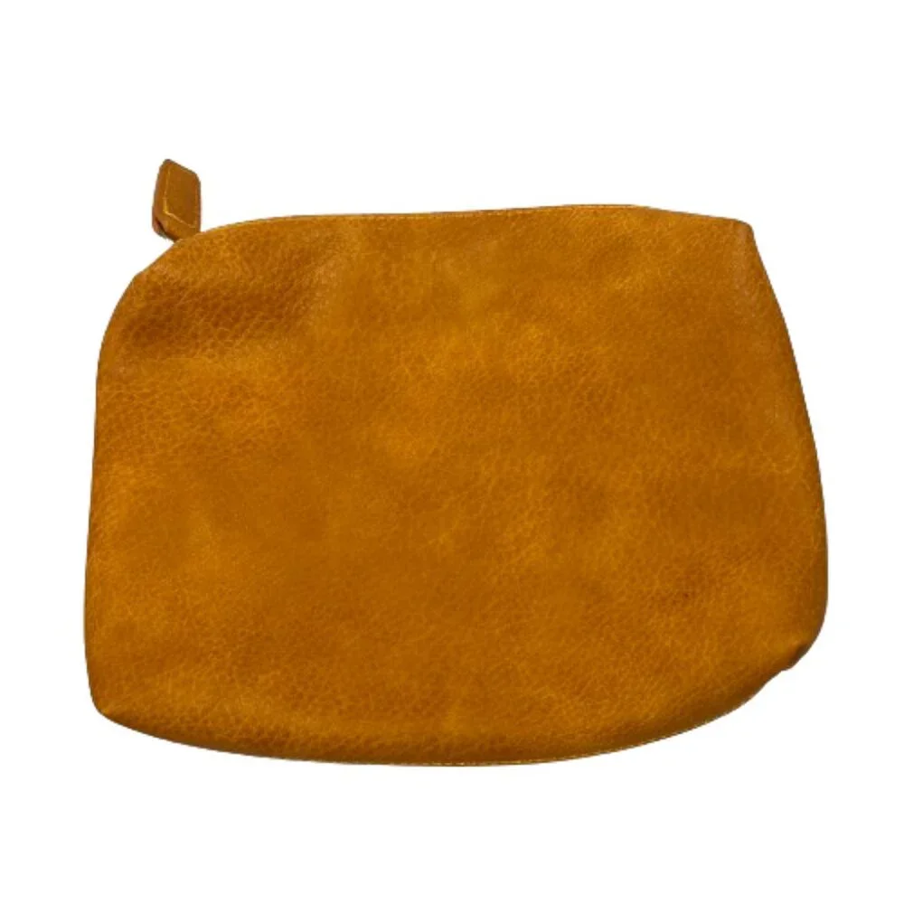 Anthropologie Womens Crossbody Bag‎ With Pouch Insert Mustard Yellow Boho Purse